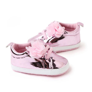 Fancy Pink Shiny Party Baby Girl Shoes 4 - Minitaq baby kids clothes dress