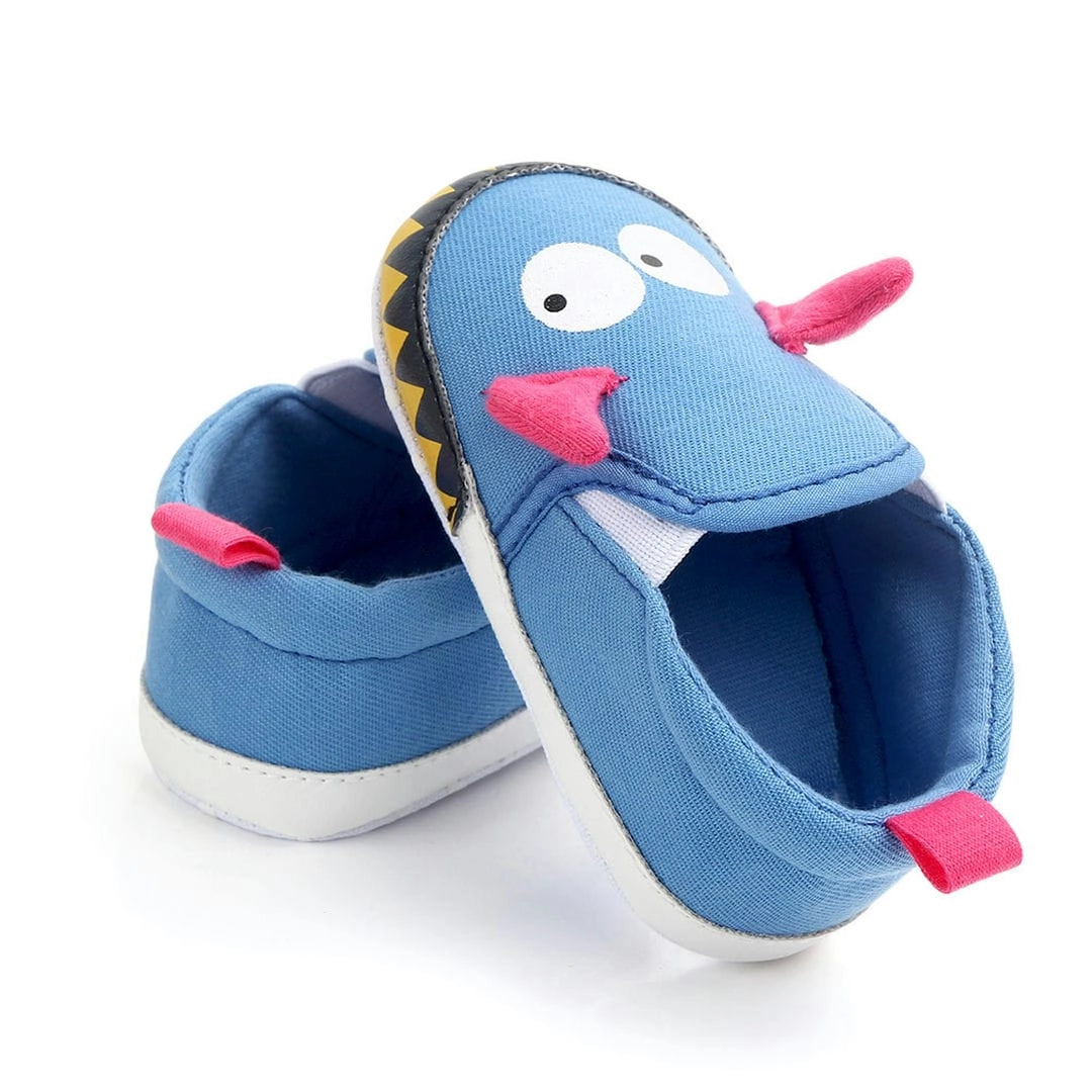 Cute Blue Cartoon Monster Baby Shoes 3 - Minitaq baby kids clothes dress