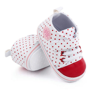 Red Polka Dots Casual Baby Shoes 4 - Minitaq baby kids clothes dress