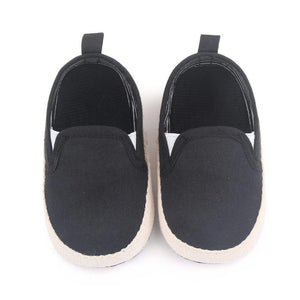 Black and White Comfy Slip-On Baby Sneakers 4 - Minitaq baby kids clothes dress