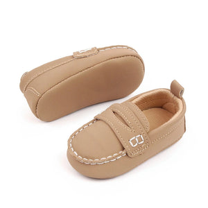 Soft And Comfy Light Brown Baby Loafers 4 - Minitaq baby kids clothes dress