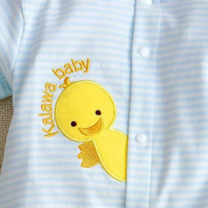 Yellow Tweety Light Blue Baby Romper 4 - Minitaq baby kids clothes dress