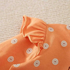 Orange Casual Baby Girl Onesie 5 - Minitaq baby kids clothes dress