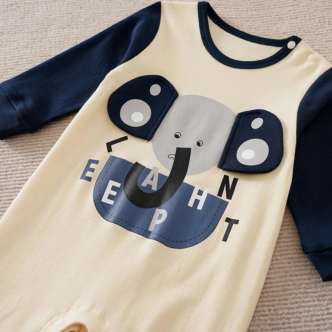 An Elephant Casual Full Sleeves Romper 4 - Minitaq baby kids clothes dress