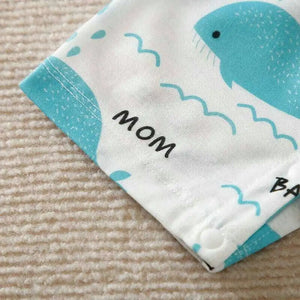 Ocean Whale Dungaree Style Baby Romper 8 - Minitaq baby kids clothes dress