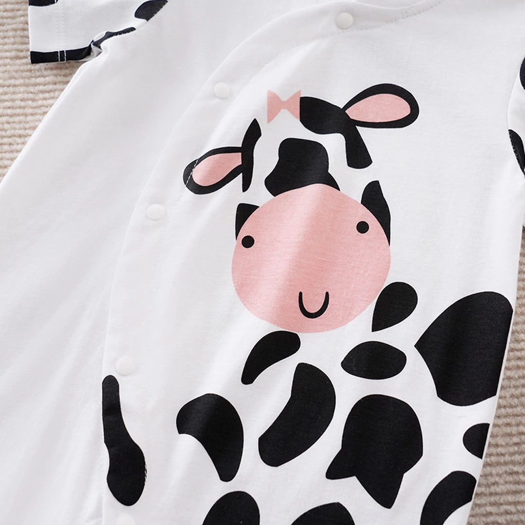 Fun With Cow Summer Cotton Baby Romper 4 - Minitaq baby kids clothes dress