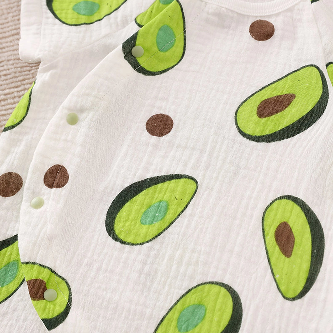 The Avocado Rain Summer Gauze Cotton Baby Romper 4 - Minitaq baby kids clothes dress