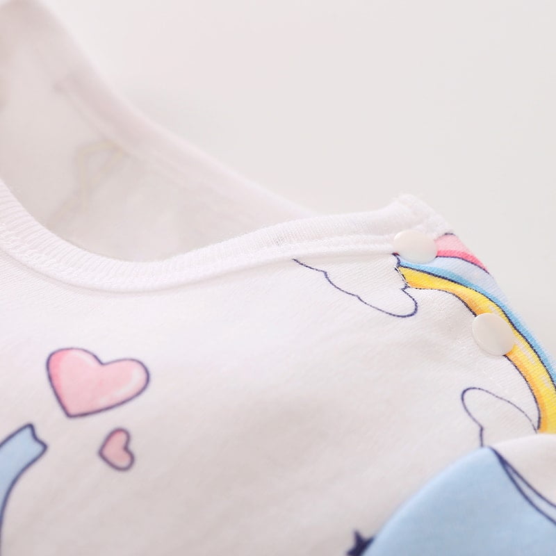 Cute Rainbow Animal Baby Romper 6 - Minitaq baby kids clothes dress