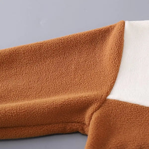 Brown Bear Fleece Zipper Jacket N Pants 2pcs Set - Minitaq baby kids clothes dress