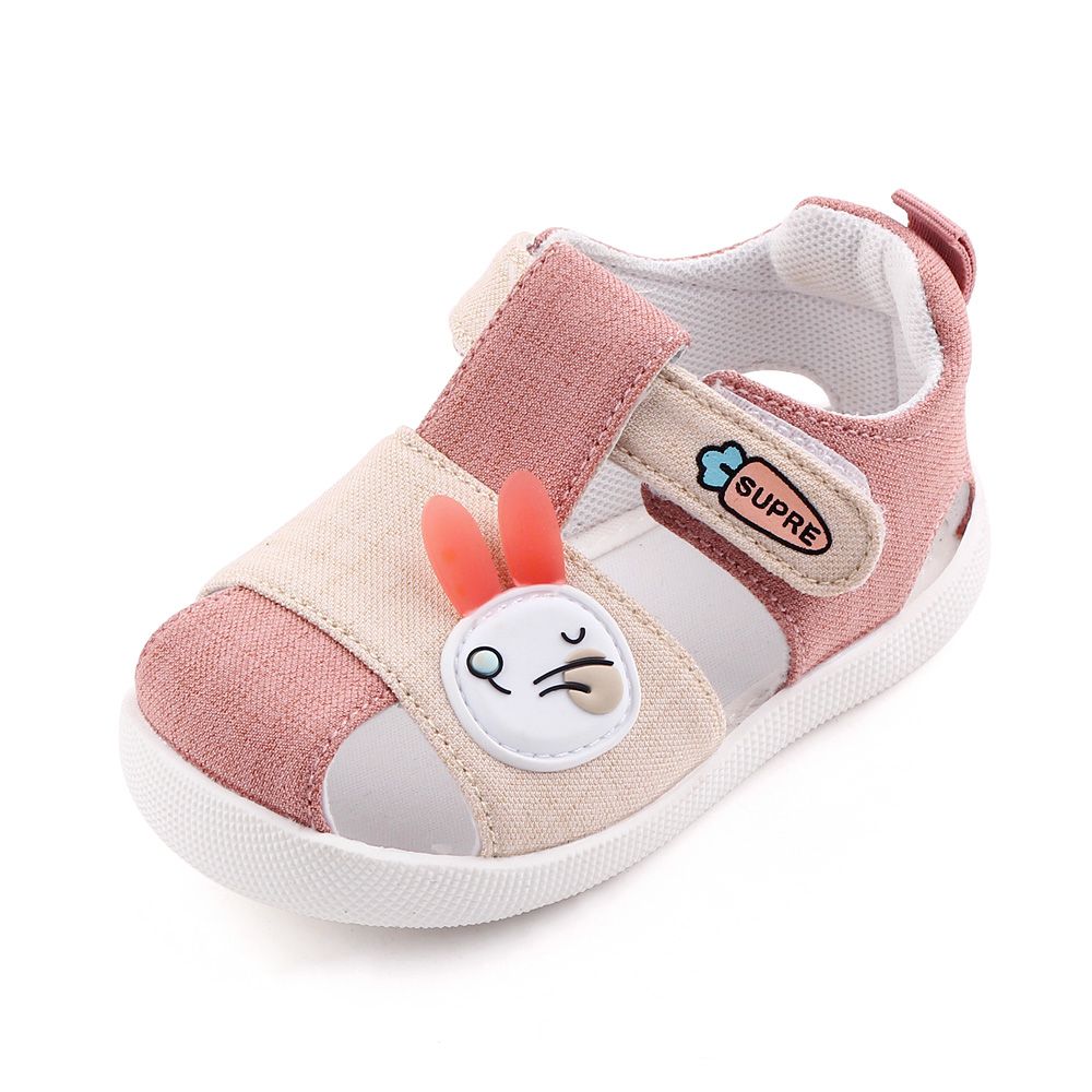 Pink Cartoon Rabbit Summer Baby Sandals 5 - Minitaq baby kids clothes dress