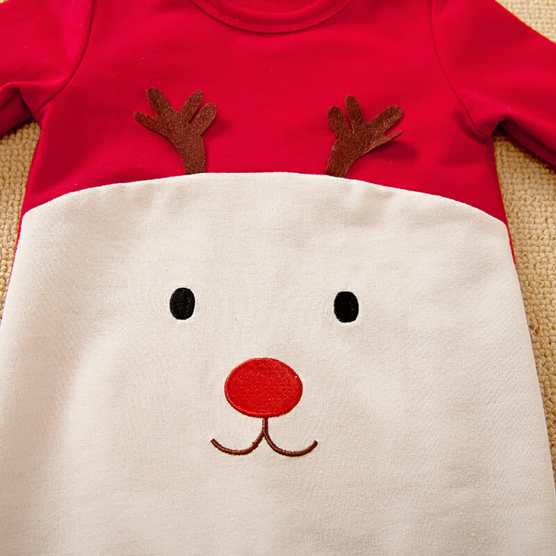 Cute Deer Cartoon Baby Romper 4 - Minitaq baby kids clothes dress