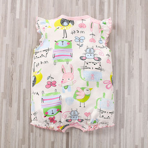 Sleeveless Summer Animals Baby Girl Dress 6 - Minitaq baby kids clothes dress