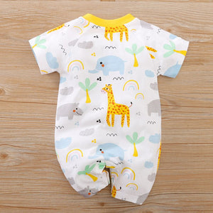 Summer Light Colors Animal Baby Romper 6 - Minitaq baby kids clothes dress