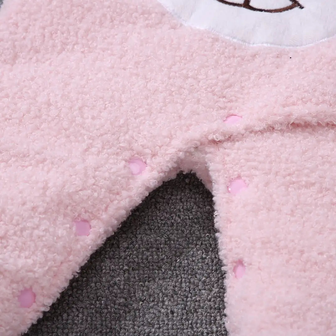 Pink Cute Teddy Bear Design Baby Romper 5 - Minitaq baby kids clothes dress