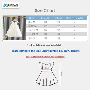 White Floral Petals Sleeveless Dress for Girls 1 - Minitaq baby kids clothes dress