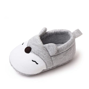 Cute and Comfy Animal Style Grey Baby Shoes 5 - Minitaq baby kids clothes dress