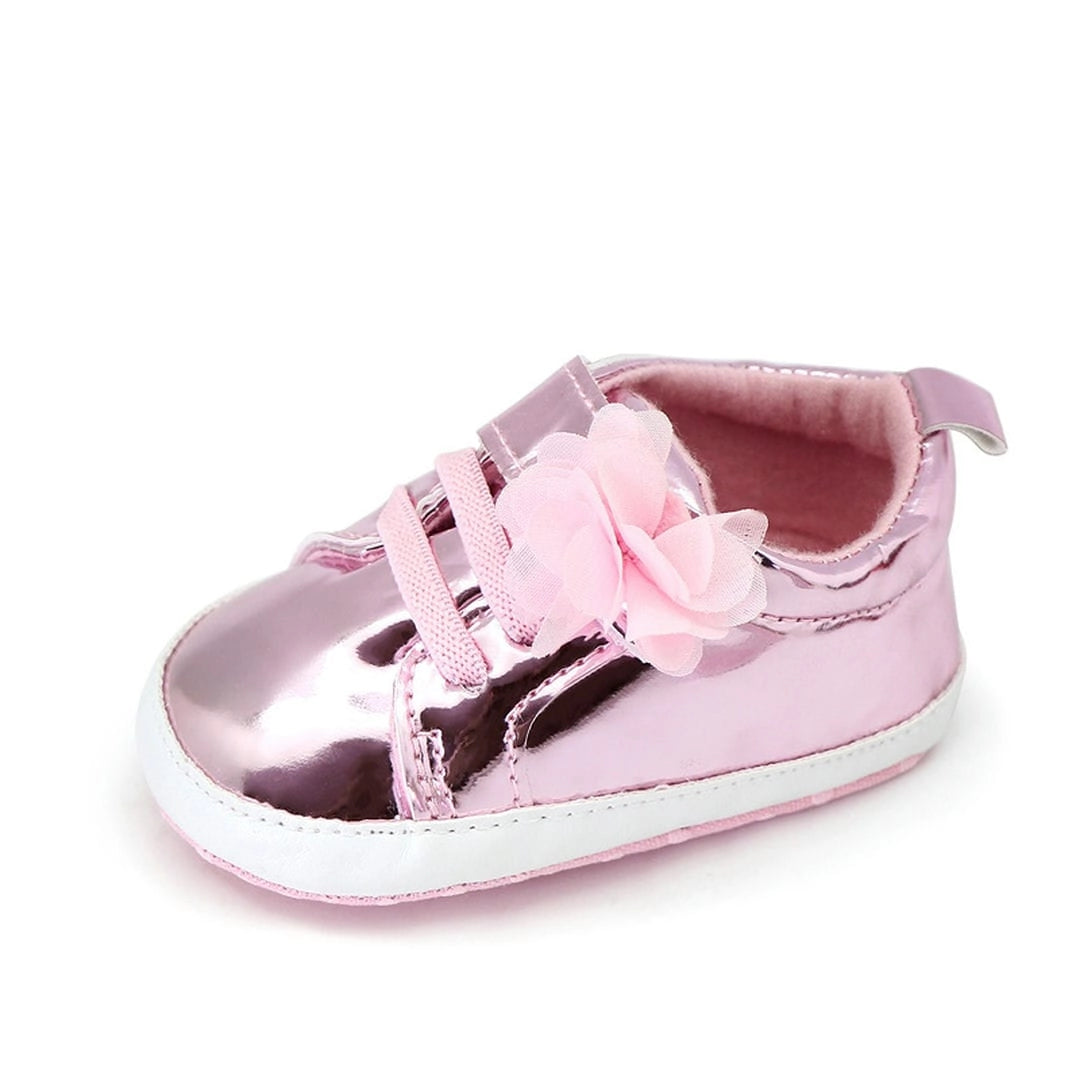 Fancy Pink Shiny Party Baby Girl Shoes 5 - Minitaq baby kids clothes dress