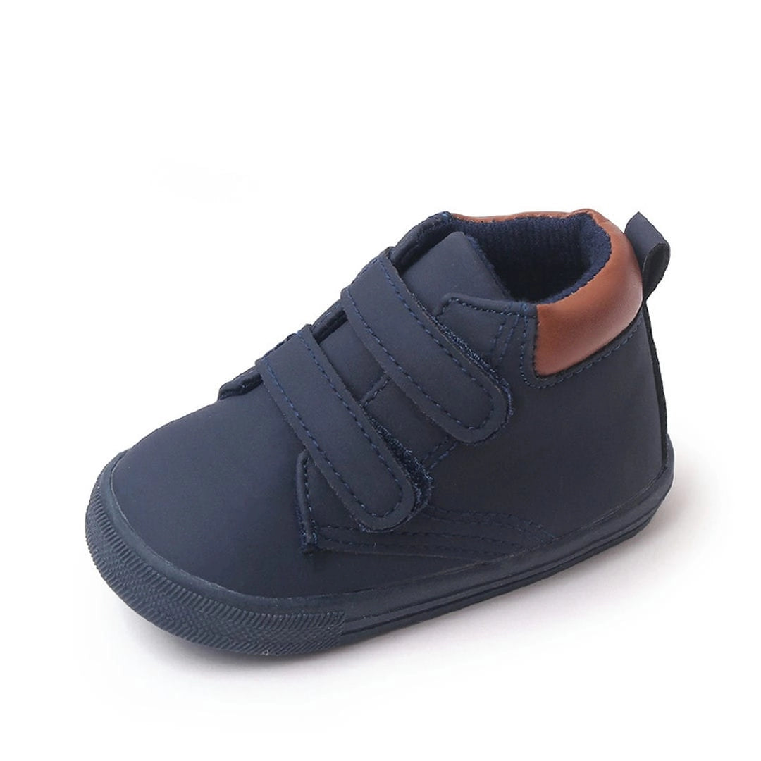 Casual Dark Blue with Velcro Straps Baby Shoes 5 - Minitaq baby kids clothes dress