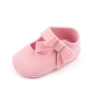 Stylish Soft Pink Baby shoes with Bow 5 - Minitaq baby kids clothes dress