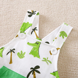 Green Island Dungaree Style 2pc Set 5 - Minitaq baby kids clothes dress