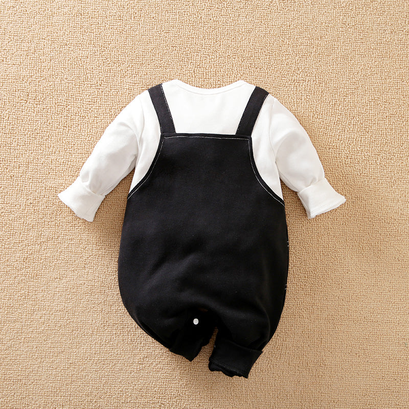 Black N White Tiger Pocket Romper 7 - Minitaq baby kids clothes dress