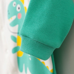 Casual Dino Winter Fleece Baby Romper With Cap 7 - Minitaq baby kids clothes dress