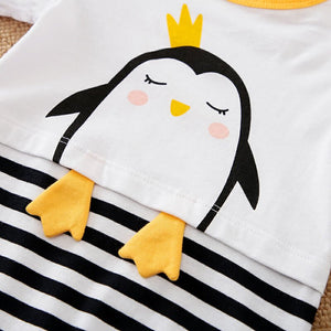 Little Cute Penguin Summer Romper 4 - Minitaq baby kids clothes dress