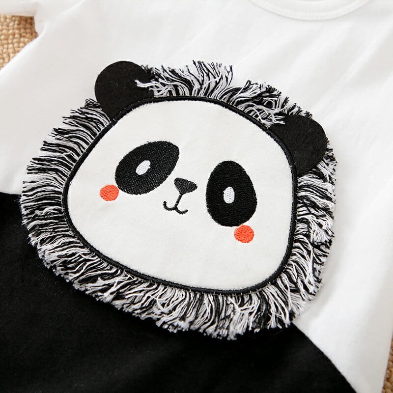 Cute Panda Stylish Summer Romper 3 - Minitaq baby kids clothes dress