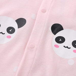 Mini Panda Pink Baby Girl Romper 4 - Minitaq baby kids clothes dress