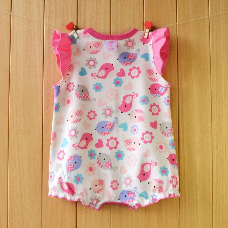 Sleeveless Pink Summer Baby Girl Romper 6 - Minitaq baby kids clothes dress