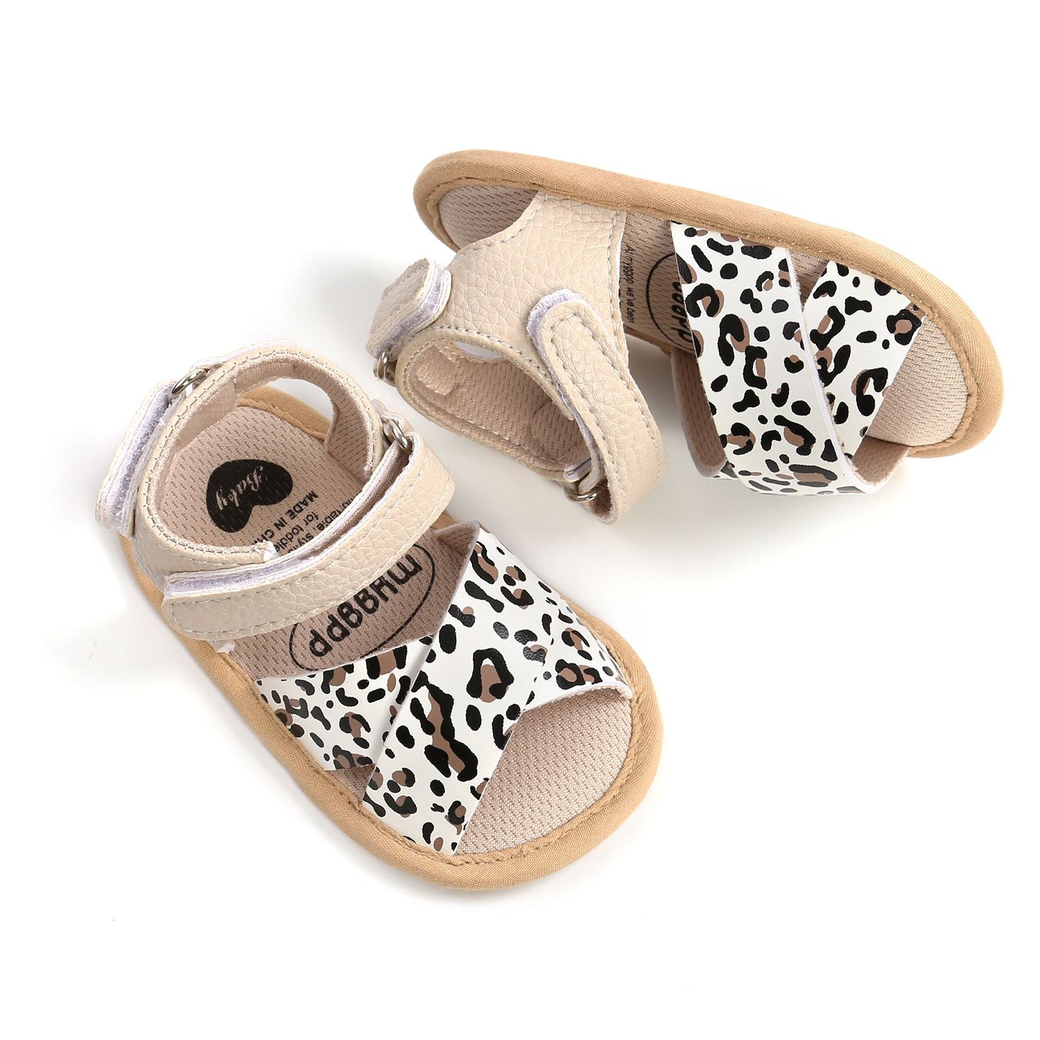 Cheetah Design Summer Baby Sandals 6 - Minitaq baby kids clothes dress