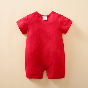 Naughty Monkey Red Baby Romper 6 - Minitaq baby kids clothes dress