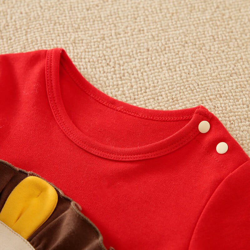 Red Adorable Cartoon Baby Romper 4 - Minitaq baby kids clothes dress