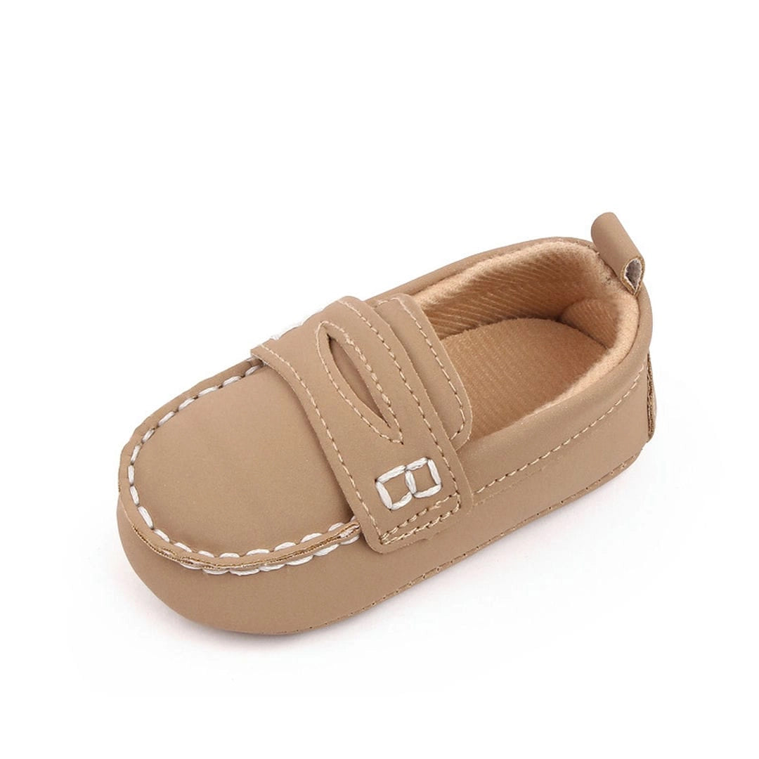 Soft And Comfy Light Brown Baby Loafers 6 - Minitaq baby kids clothes dress