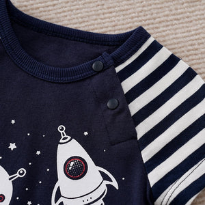 Fun In Space With Astronaut Summer Romper 6 - Minitaq baby kids clothes dress