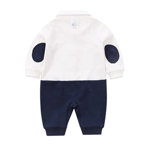 Baby Bodysuit Smart Blue and White Dress 8 - Minitaq baby kids clothes dress