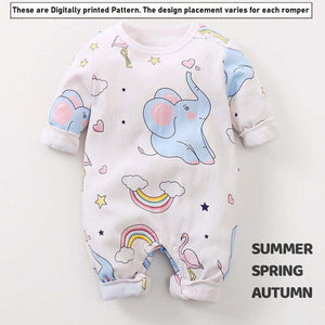 Cute Rainbow Animal Baby Romper 2 - Minitaq baby kids clothes dress