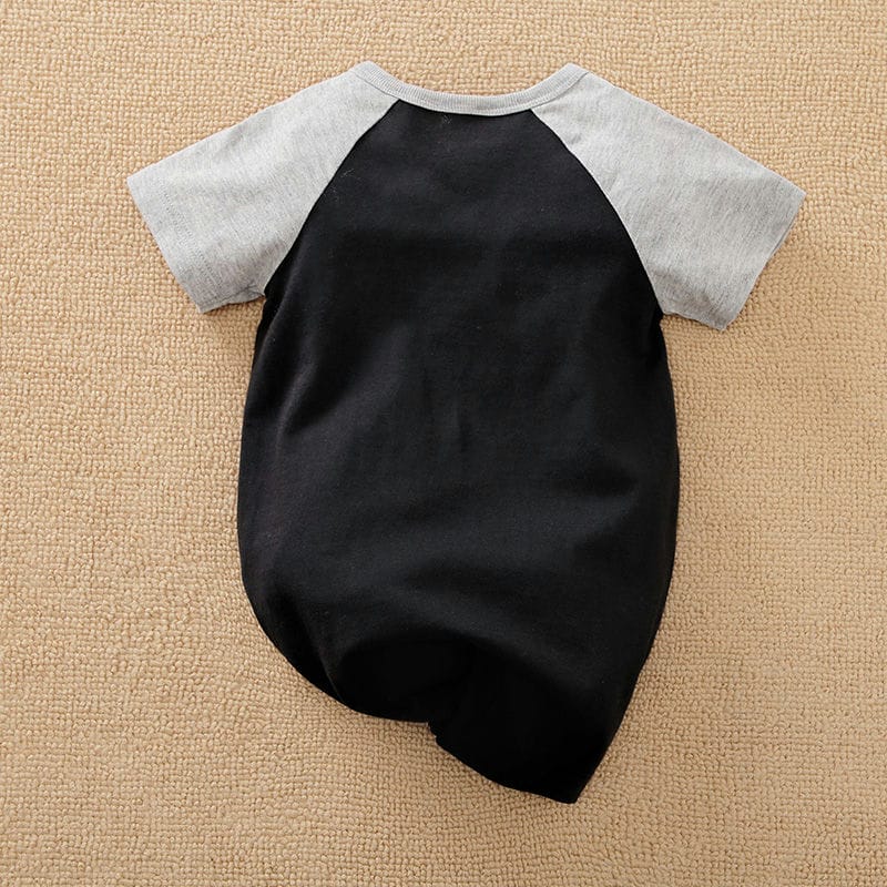 I love Dad Black N Gray Cotton Romper 7 - Minitaq baby kids clothes dress