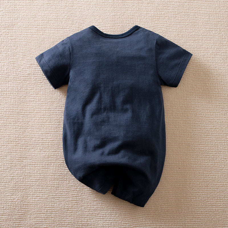 Blue Carrot Half Sleeves Baby Romper 7 - Minitaq baby kids clothes dress