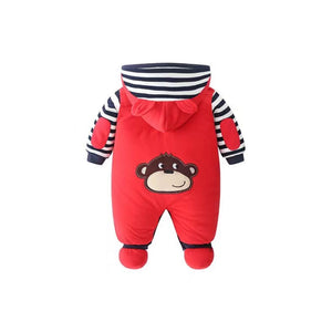 Naughty Monkey Red Winter Romper V2 7 - Minitaq baby kids clothes dress