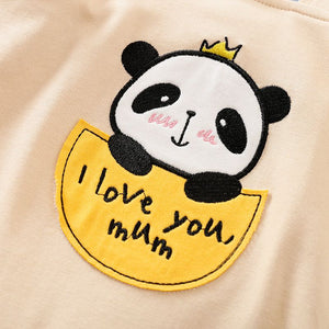 Yellow Mini Panda Stylish Baby Romper 8 - Minitaq baby kids clothes dress