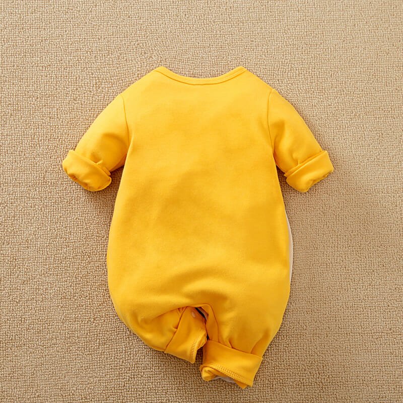 Yellow Adorable Cartoon Baby Romper 6 - Minitaq baby kids clothes dress