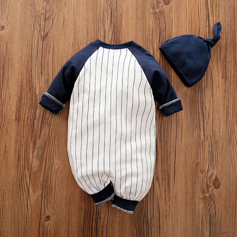 Sports Style Boston Romper With Cap 8 - Minitaq baby kids clothes dress