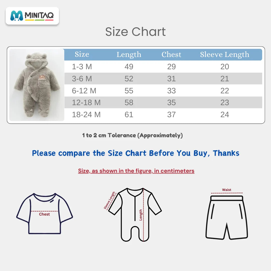 Bear in the Pocket Design Gray Baby Romper 7 - Minitaq baby kids clothes dress