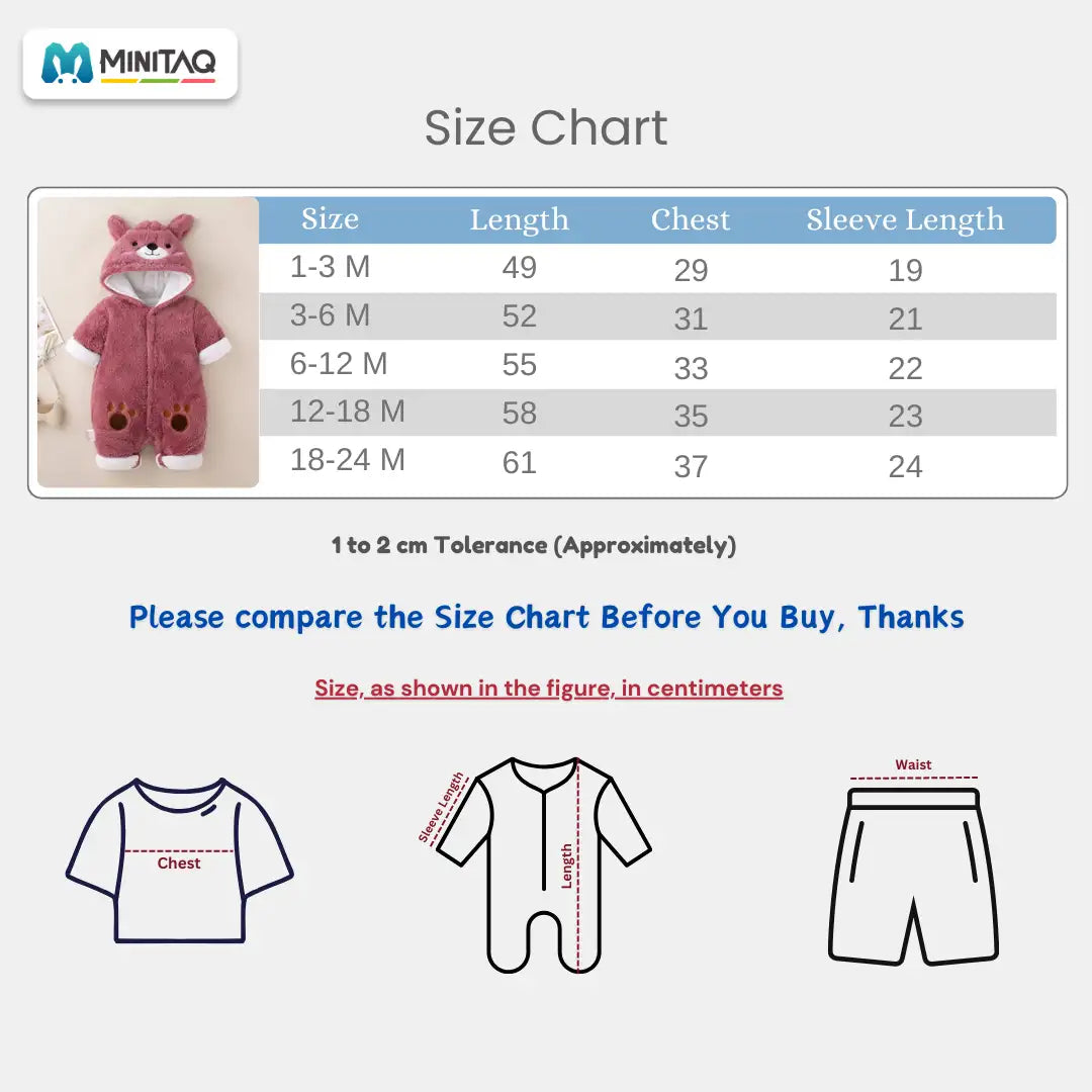 Stylish Bear Paws Embroidered Plum Maroon Romper 7 - Minitaq baby kids clothes dress