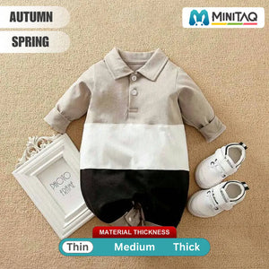 Trio Color Polo Baby Romper 2 - Minitaq baby kids clothes dress