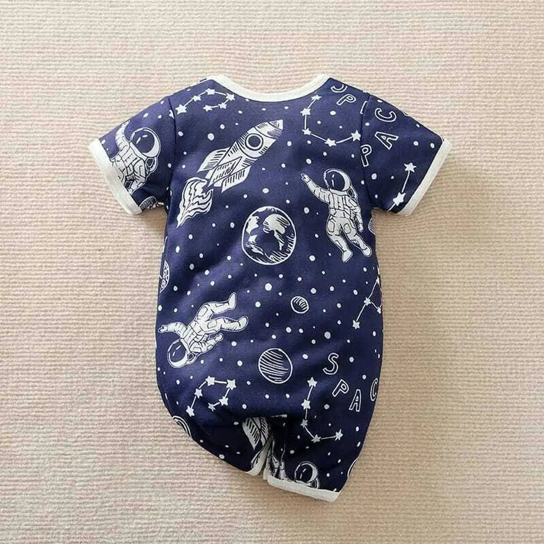 Space Zone Dark Blue Baby Romper 8 - Minitaq baby kids clothes dress