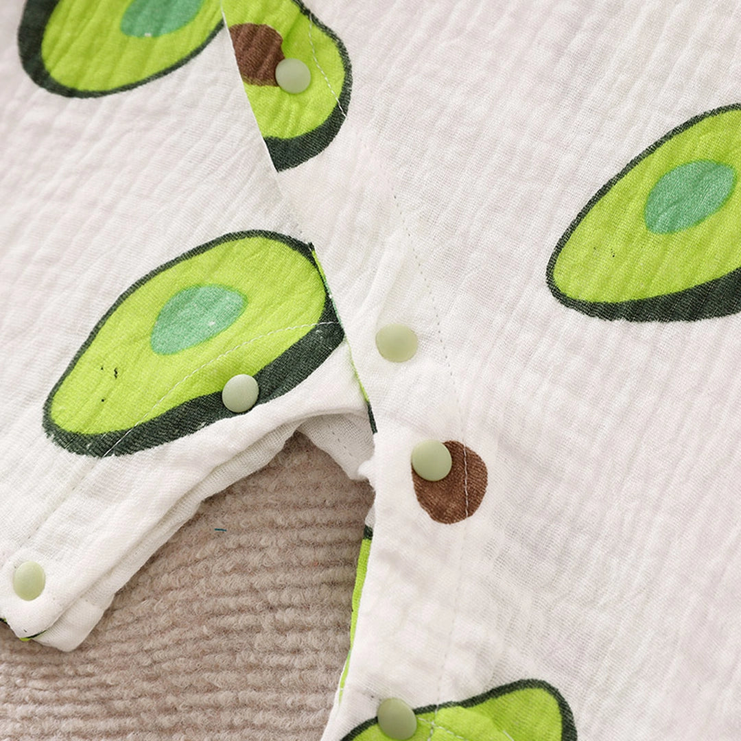 The Avocado Rain Summer Gauze Cotton Baby Romper 7 - Minitaq baby kids clothes dress