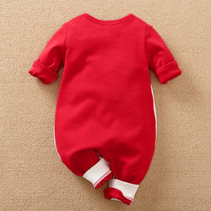 White Bear With Gift On Red Baby Romper 7 - Minitaq baby kids clothes dress