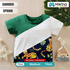 Casual Design T-Shirt For Kids 2 - Minitaq baby kids clothes dress